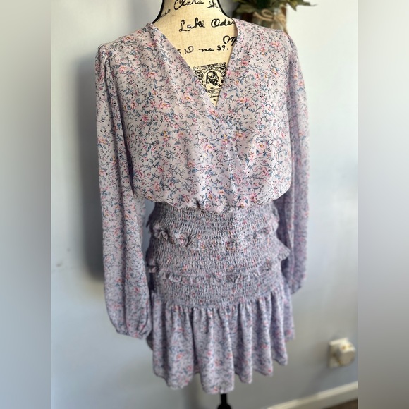 Storia sheer bohemian midi dress romantic cottage core girly - Picture 1 of 11